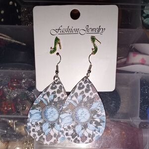 Floral Teardrop Earrings